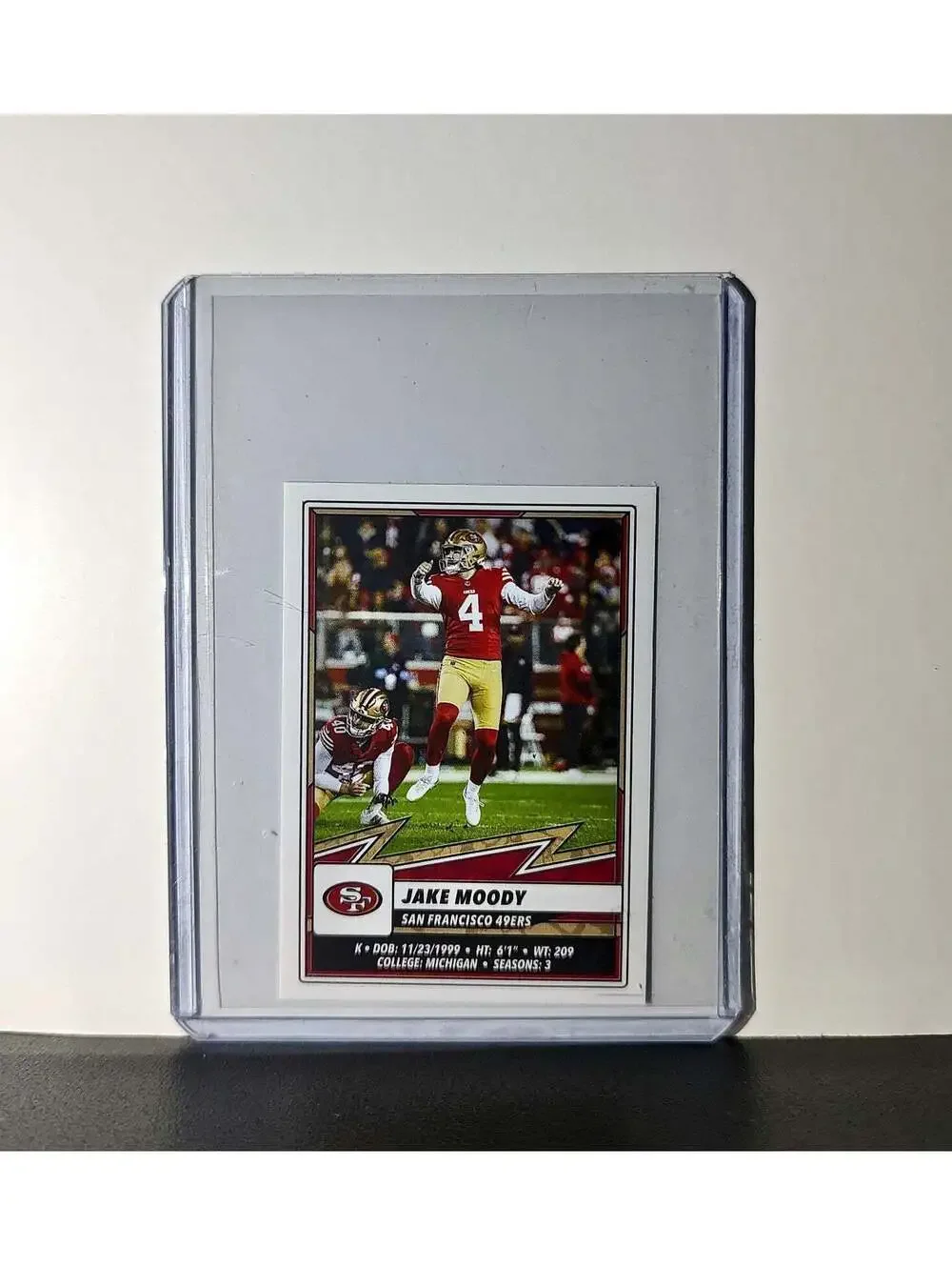 Jake Moody 2025 Panini NFL #532 Sticker San Francisco 49ers